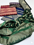 Stuff Pashmina Elegant And Beautiful Bnarsi Shawl With Velvet Or Sequence Work shawl