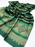 Stuff Pashmina Elegant And Beautiful Bnarsi Shawl With Velvet Or Sequence Work shawl