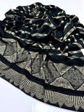 Stuff Pashmina Elegant And Beautiful Bnarsi Shawl With Velvet Or Sequence Work shawl