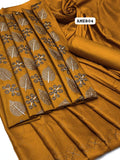 Stuff Dhanak Wool All Over Embroidery + Daman Embroidery Patch Shirt And All Over Embroidery Dhanak Wool Shawl With Plain Trouser 3PC Dress