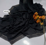 Stuff Soft Swiss Beautiful 9MM Embroidery Border Leadis shawls...💗