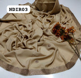 Stuff Soft Swiss Beautiful 9MM Embroidery Border Leadis shawls...💗