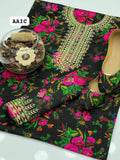 Stuff Light Weigth Marina Floral Print WIth Embroidery Mirror Work Shirt And Embroidery Trouser 2PC Dress