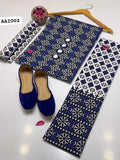 Stuff Cotton Ajrak Shirt And Dupatta WIth Trouser 3PC Dress