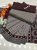 Stuff Cotton Ajrak Shirt And Dupatta WIth Trouser 3PC Dress