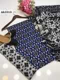 Stuff Cotton Ajrak Shirt And Dupatta WIth Trouser 3PC Dress