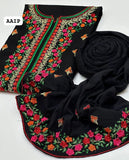 Stuff Cotton Pakka Gala Phulkari Multiple Embroidery Shirt And Embroidery Trouser 2PC Dress