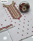 Stuff Cotton Pakka Gala Phulkari Multiple Embroidery Shirt And Embroidery Trouser 2PC Dress