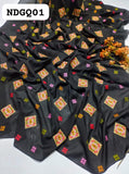 Stuff Soft Swiss Beautiful Cross Stich + Sawati Full Jall Embroidery Ladies Shawl
