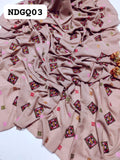 Stuff Soft Swiss Beautiful Cross Stich + Sawati Full Jall Embroidery Ladies Shawl