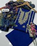 Stuff Lawn Fancy Gotta Gala All Over Shirt And Spanish Tye And Dye Embroidery Dupatta And Plain Trouser 3PC Dres