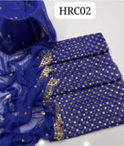 Shafon &nbsp;jaal full work 9 mm shirt front back embroidered&nbsp;  Shafon 2side border &amp; cutwork&nbsp; Work dupata