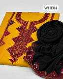 Stuff Lawn Cotton 9MM Sindhi Embroidery Shirt And Lawn Cotton EMbroidery Trouser 2PC Dress