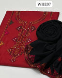 Stuff Lawn Cotton 9MM Sindhi Embroidery Shirt And Lawn Cotton EMbroidery Trouser 2PC Dress