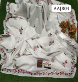 Stuff Swiss lawn 2 Sided Border Embroidery jall Chaddar