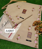 Stuff Swiss lawn 2 Sided Border Embroidery jall Chaddar