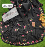 Stuff Swiss lawn 2 Sided Border Embroidery jall Chaddar