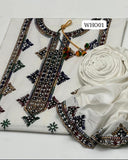 Stuff Lawn Cotton 9MM Embroidery Sindhi Work Shirt And Trouser 2PC Dress