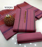 Stuff Soft Cotton Full Jacquard Work Shirt And Plain Trouser With Jacquard Work Dupatta 3PC Dress