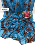 Stuff Swiss Voil All Over Sequence Heavy Balochi Jaal Embroidery Chaddar