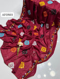 Stuff Swiss Lawn &nbsp;Bunch Boti Jaal Double Boder oWork beautifull Chaddar Latest Artical💫 Good Stock Avb🌹