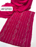 Stuff Bember Crinkle &nbsp;Mukaish &nbsp;Jaal &nbsp;Shirt, Along with bember Crinkle Mukaish Work Dupatta 2pcs &nbsp;Dress