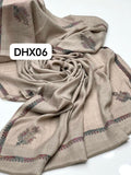Stuff Pashmina Shawl Elegant And Beautiful Hand Made Kashmiri Embroidery With Block Print Shawl