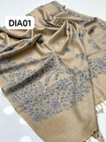 Stuff Swati Pashmina Shawl Elegant And Beautiful Hand Made Multani Embroidery Shawl