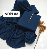 Stuff Marina wool Simple SHirt And Trouser Along WIth Wool Peach Velvet Straps Jall Style Shawl 3PC Dres