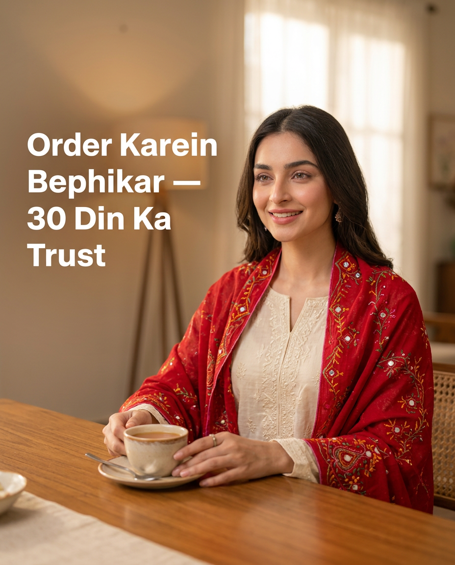 Chai Ki Ek Chuski, Aur Poora Yaqeen Ke Sahi Intekhab Kiya
