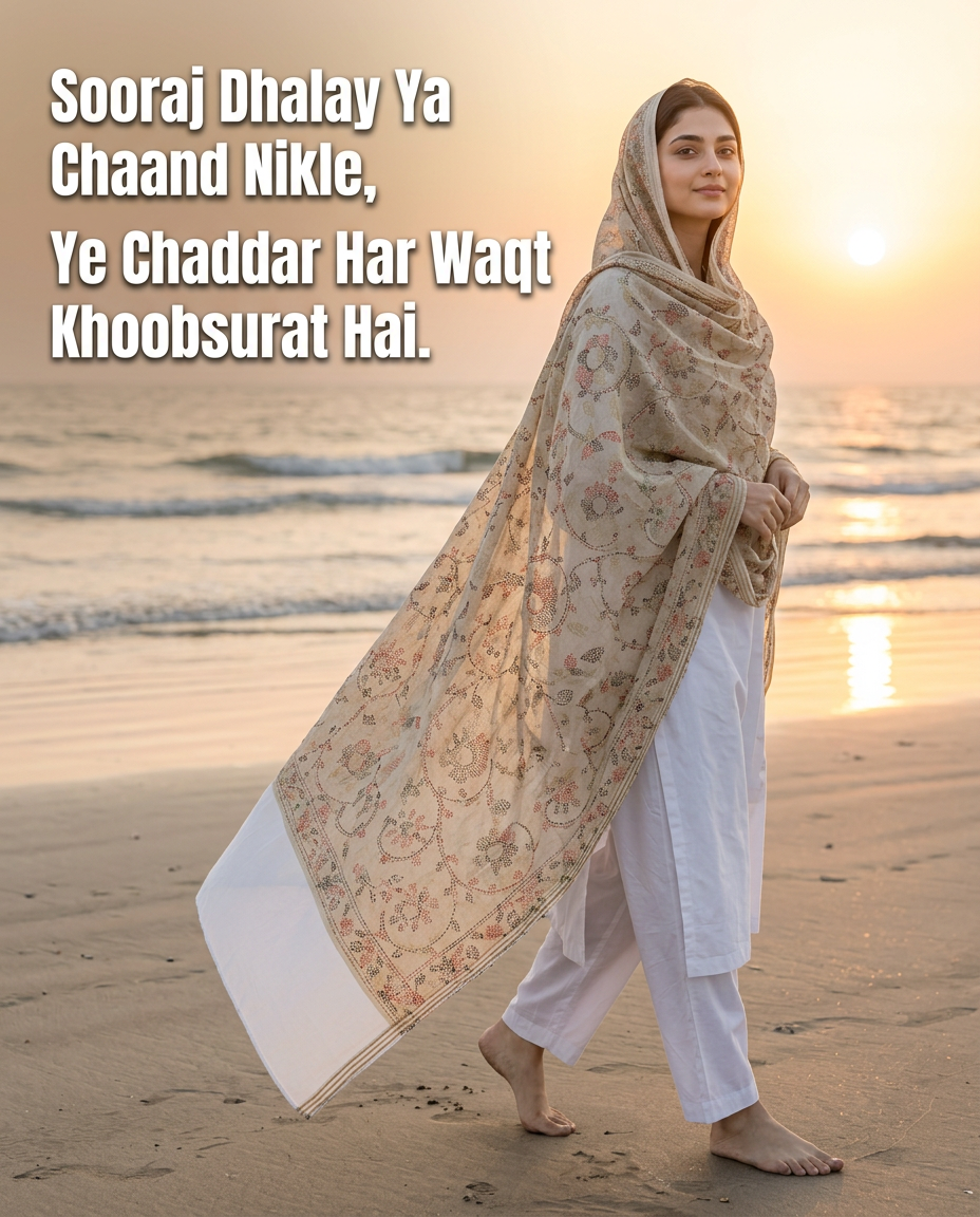 Ek Aisi Chaddar Jo Har Mausam, Har Mauke Pe Sath Deti Hai