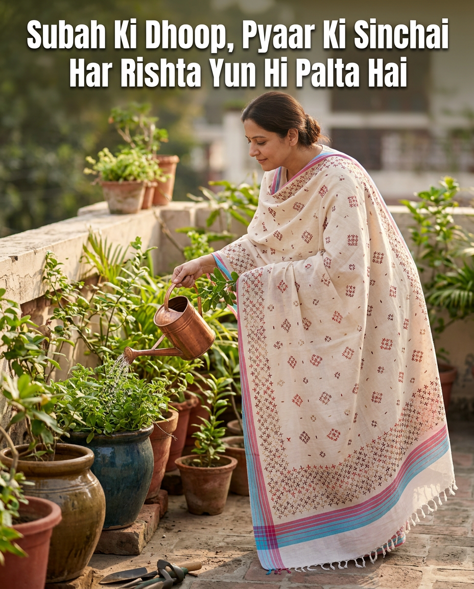 Jaise Paudhe Rozana Sinchte Hain, Waise Hi Rishtay Bhi Pale Jaate Hain