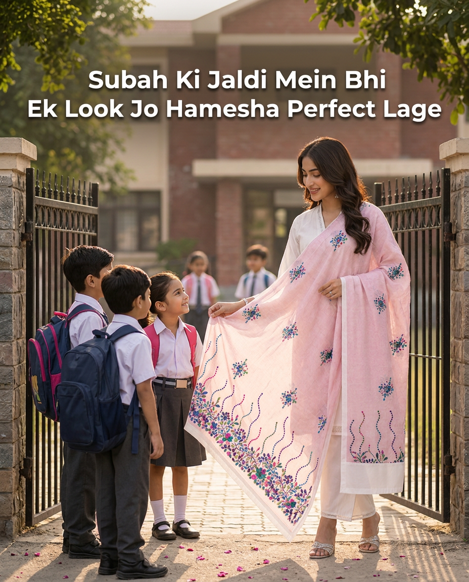 Subah Ki Jaldi Mein Bhi Ek Look Jo Hamesha Perfect Lage
